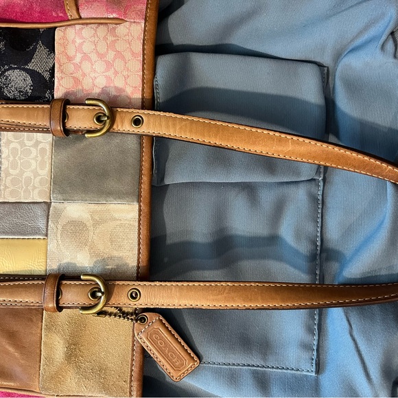 Coach Holiday Patchwork Tote - Picture 4 of 7
